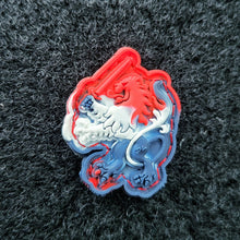 Load image into Gallery viewer, **SET of 2** on the DL brand Lion Ranger Eye Red / White / Blue &quot;Tie-Dye&quot;