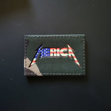 Load image into Gallery viewer, ***GREEN M81 SELECT*** Laser Cut M81 Woodland Camo MERICA Patch