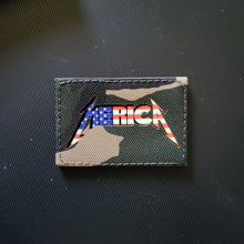 Load image into Gallery viewer, ***GREEN M81 SELECT*** Laser Cut M81 Woodland Camo MERICA Patch