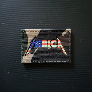 ***BLACK M81 SELECT*** Laser Cut M81 Woodland Camo MERICA Patch