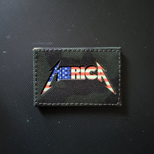 Load image into Gallery viewer, ***BLACK M81 SELECT*** Laser Cut M81 Woodland Camo MERICA Patch