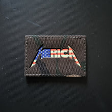 Load image into Gallery viewer, ***BROWN M81 SELECT*** Laser Cut M81 Woodland Camo MERICA Patch