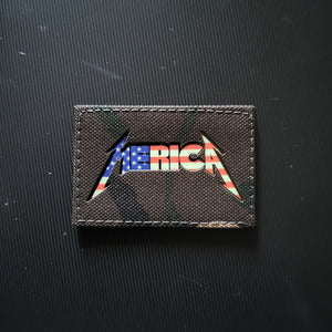 ***BROWN M81 SELECT*** Laser Cut M81 Woodland Camo MERICA Patch