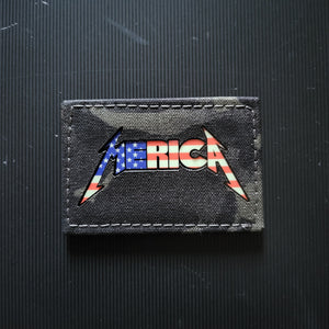 ***MCB HAND SELECT*** Laser Cut Multicam Black MERICA Patch