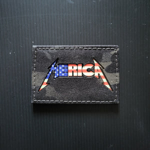 ***MCB HAND SELECT*** Laser Cut Multicam Black MERICA Patch