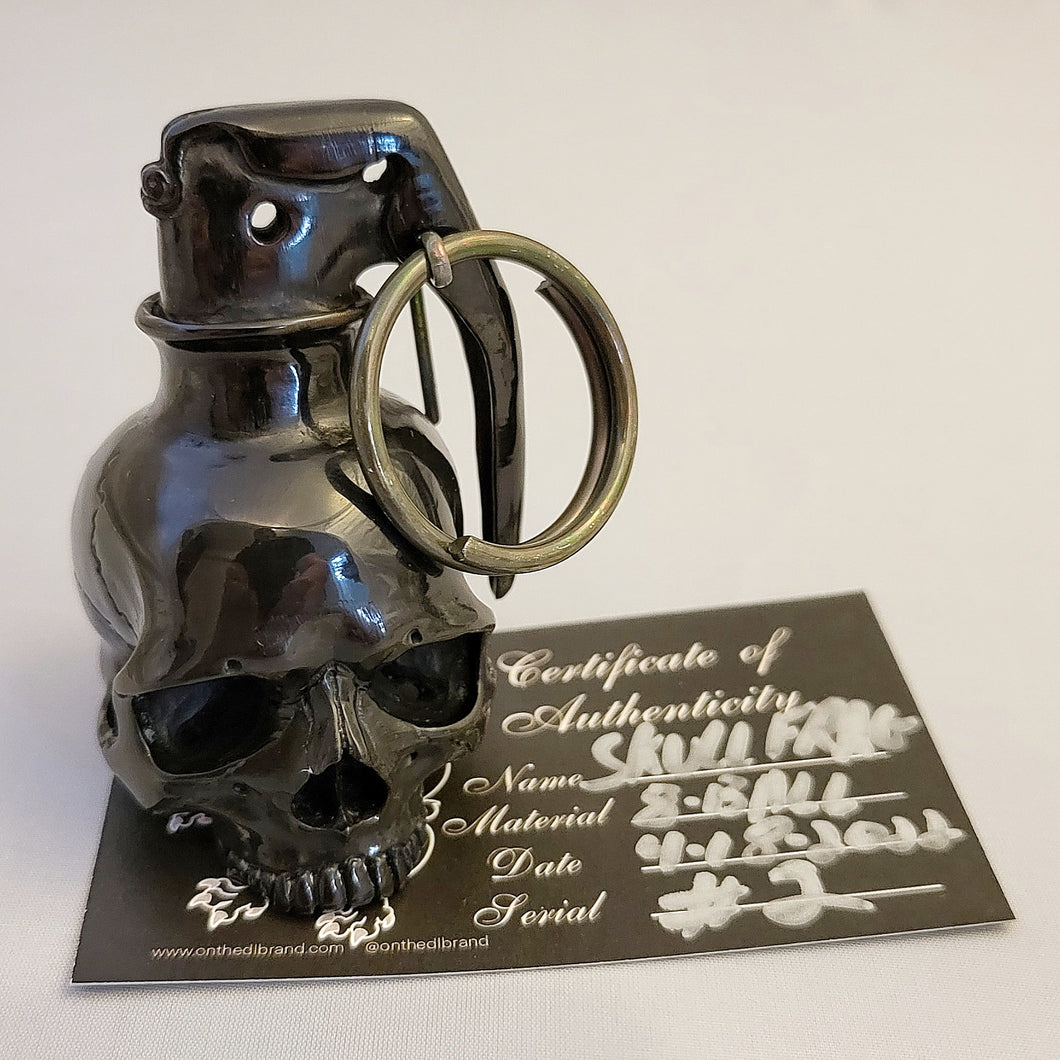 2022 #2 Hand Carved 8 Ball Skull Frag