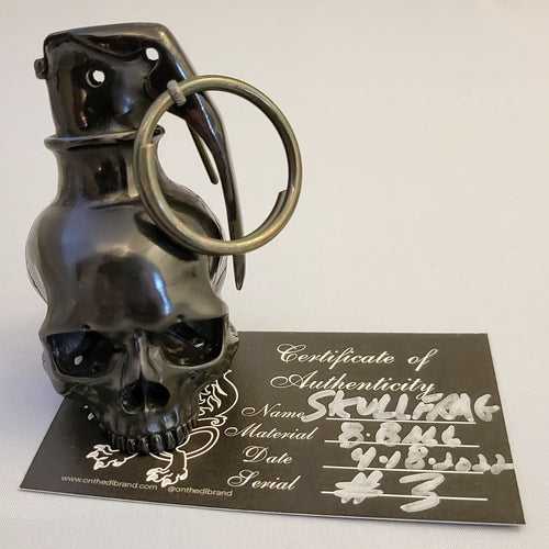 2022 #3 Hand Carved 8 Ball Skull Frag