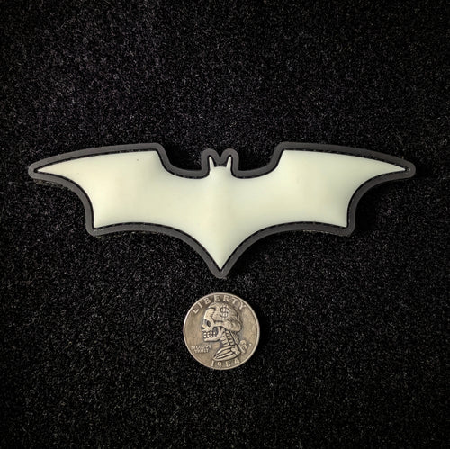 Glow in the dark Bat Signal patch