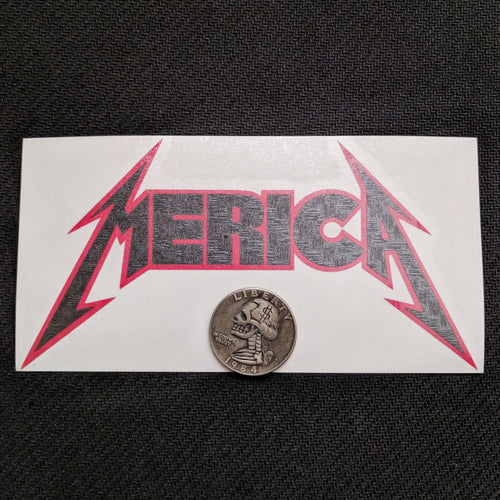 MERICA limited decal Red