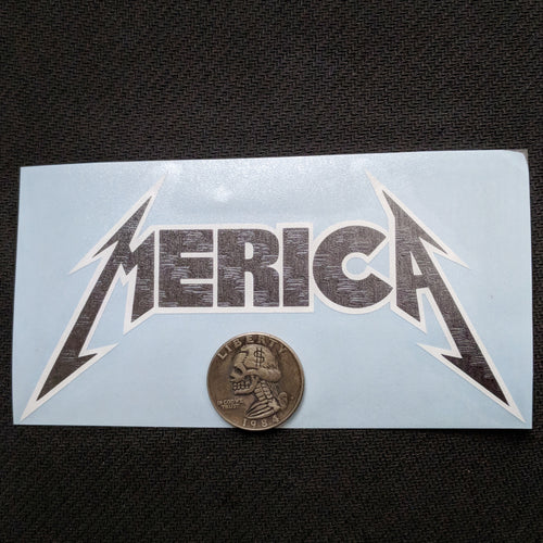 MERICA limited decal White