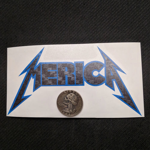 MERICA limited decal Blue