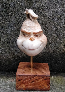 1 of 1 2021 Grinch Fully Hand Carved